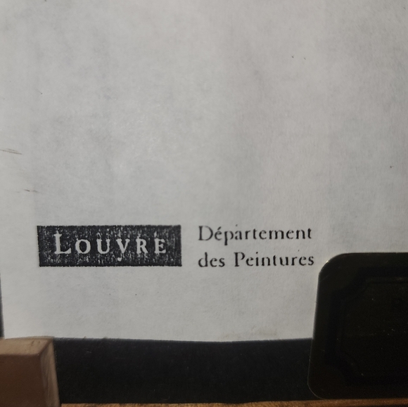 Vintage Rembrandt "Supper at Emmaus, 1648" Miniature Framed Print 6.5"X6.5"X0.5" - Picture 10 of 14